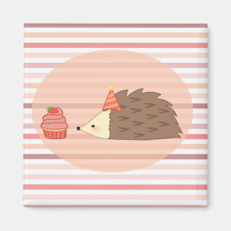Party Hedgehog och Cupcoa Magnet