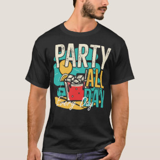 Party hela dagen t shirt
