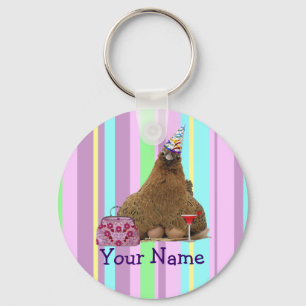 Party Hen Keychain Nyckelring