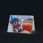 Party Hund Funny Birthday Kort<br><div class="desc">Clifford,  hund är ett party djur! Se till att din mest päls-taktiska vän är redo att fira!</div>