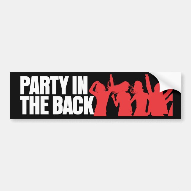 Party i baksidaen bildekal (Framsidan)