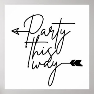 Party i denna riktning poster