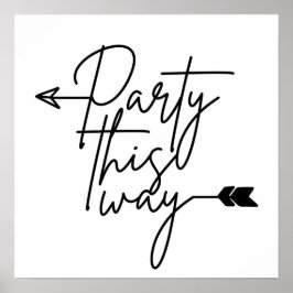 Party i denna riktning poster