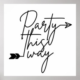 Party i denna riktning poster