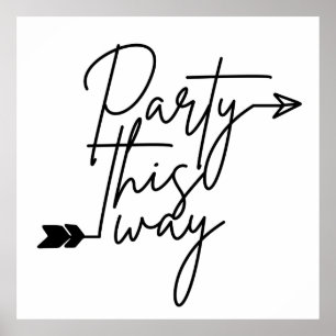 Party i denna riktning poster
