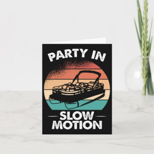 Party i det långsamma solnedgången i Rörelse Ponto Kort