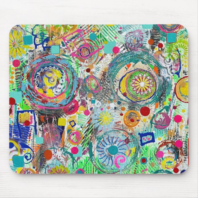 Party i en Box Mousepad Musmatta (Framsidan)