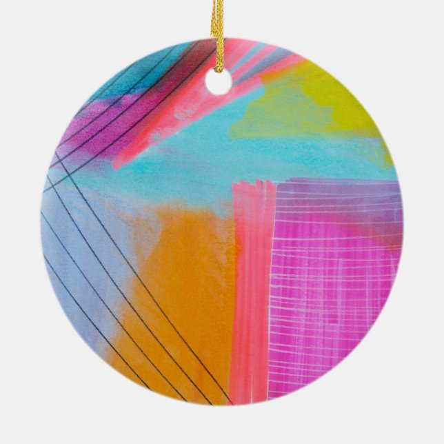 Party i en låda julgransprydnad keramik (Baksidan)