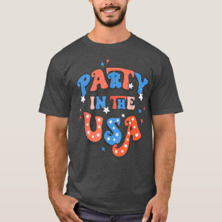 Party i Förenta staterna, 4 juli, den amerikanska T Shirt