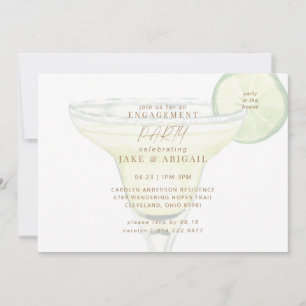 Party i House Margarita Förlovningsfest II Inbjudningar