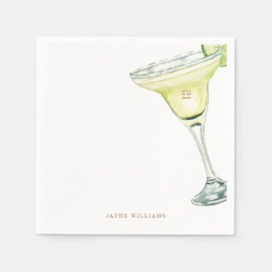 Party i huset Margarita Shower Cocktail Pappersservett