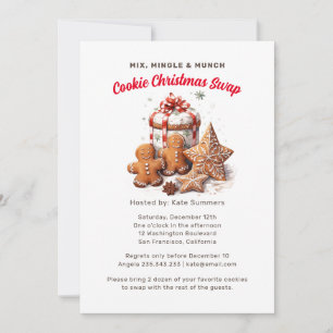 Party i i Cookie Exchange Inbjudningar