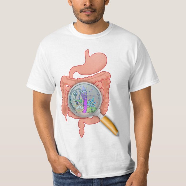 Party i inälvorna tee shirt (Framsida)