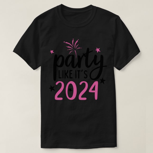 Party i likhet med 2024 t shirt (Design framsida)