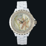Party i Snäckan vid flera Färg Armbandsur<br><div class="desc">Charikilia Zarris är en talangfull konstnär som vet om sitt oceankonstverk. Hennes bilder är fredligt och lugnen avspänner dig med varje bild. Skaffa den här nautiska biet av konstverk med en stjärnfisk och en Conch-snäcka som är centrum för allt, gränsad till ett vackert kelp. Den här bilden kommer att se...</div>