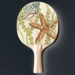 Party i Snäckan vid flera Färg Pingisracket<br><div class="desc">Charikilia Zarris är en talangfull konstnär som vet om sitt oceankonstverk. Hennes bilder är fredligt och lugnen avspänner dig med varje bild. Skaffa den här nautiska biet av konstverk med en stjärnfisk och en Conch-snäcka som är centrum för allt, gränsad till ett vackert kelp. Den här bilden kommer att se...</div>