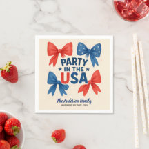 Party i USA Patriotic 4:e juli-Anpassningsbarna