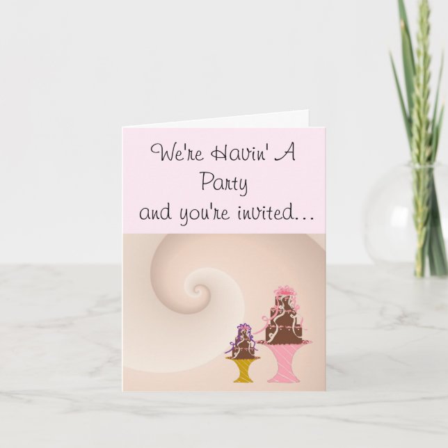 Party Inbjudan (Framsida)