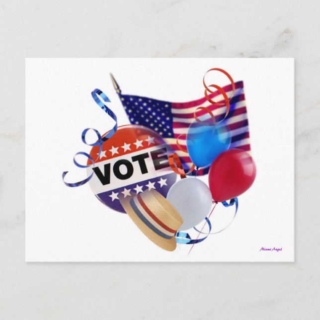 Party Inbjudan Vykort (Framsida)