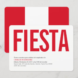 Party: Inbjudningar: Peru: Peruansk flagga Inbjudningar