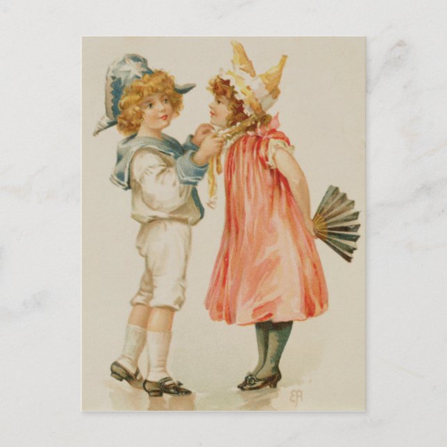 Party, julkort helg vykort (Framsida)