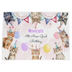 Party katter meow-gical barns födelsedag
