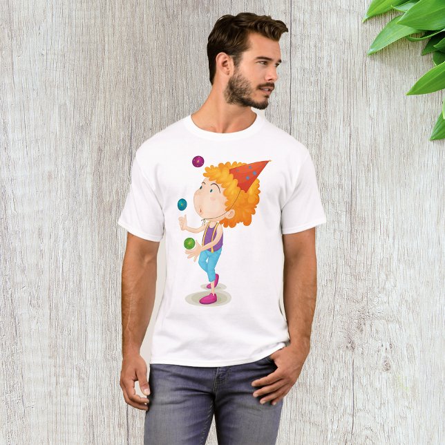 Party Kid Juggling Colorful Bollar T Shirt (Skapare uppladdad)