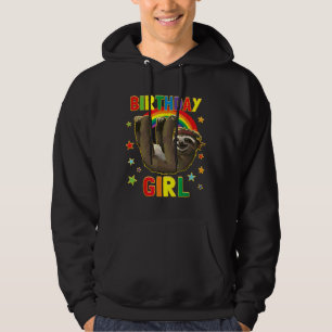 Party Kids Idea Sloth B Day Birthday Hoodie