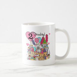Party Kittens 2:a födelsedag T-shirts och gåvor Kaffemugg