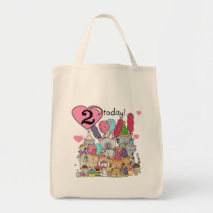 Party Kittens 2:a födelsedag T-shirts och gåvor Tygkasse