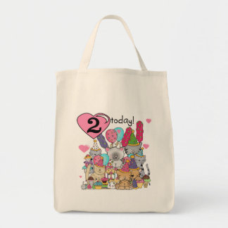 Party Kittens 2:a födelsedag T-shirts och gåvor Tygkasse