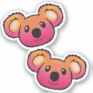 Party koalas klistermärken