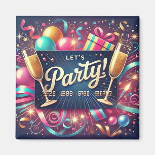 Party-kort Magnet