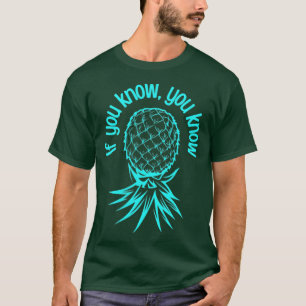 Party-läge upp och ned Pineapple Swinger Vanilla S T Shirt