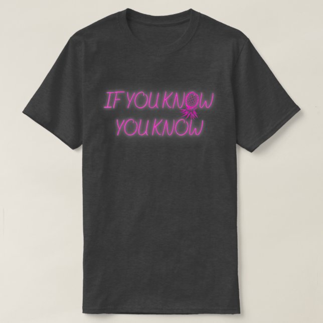 Party-läge upp och ned Pineapple Swinger Vanilla S T Shirt (Design framsida)