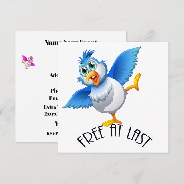 Party - ledig vid senaste inbjudan (Fram/baksida)