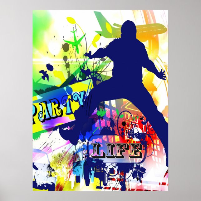Party Life Poster (Framsidan)