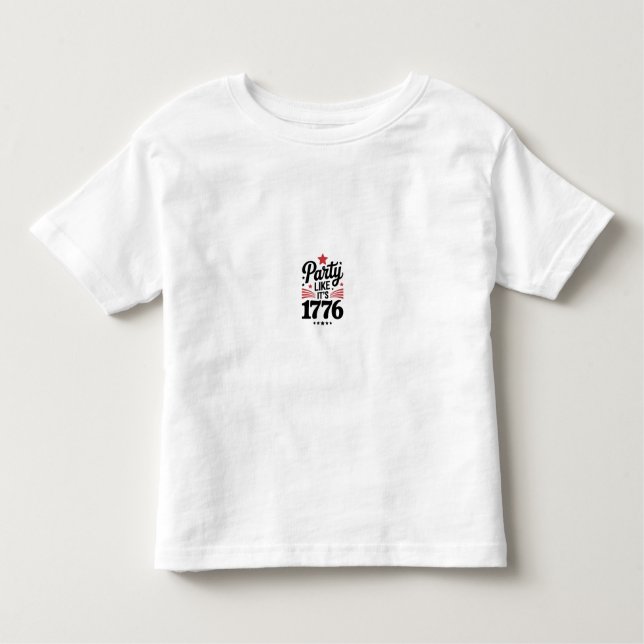 Party Like It’s 1776 | Funny 4th of July USA Tee (Framsida)