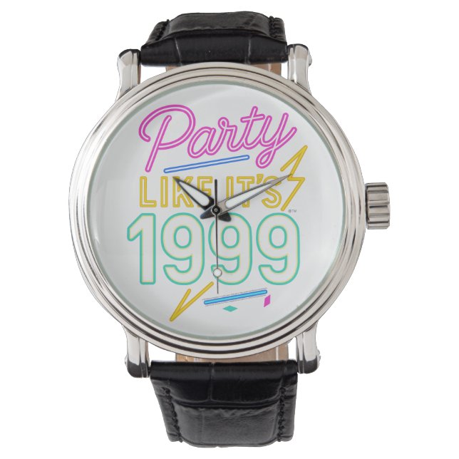Party Like It’s 1999®™ – Neon Voltage Armbandsur (Framsida)
