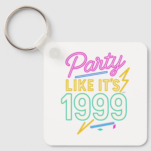 Party Like It’s 1999®™ – Neon Voltage Nyckelring (Framsida)