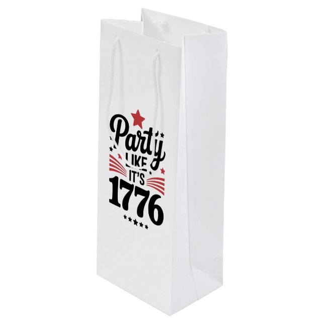Party like It's 1776 | Den 4 juli, USA Tee (Framsidan Vinklad)