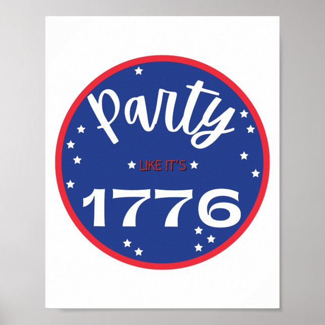 Party like It's 1776 Poster (Framsidan)