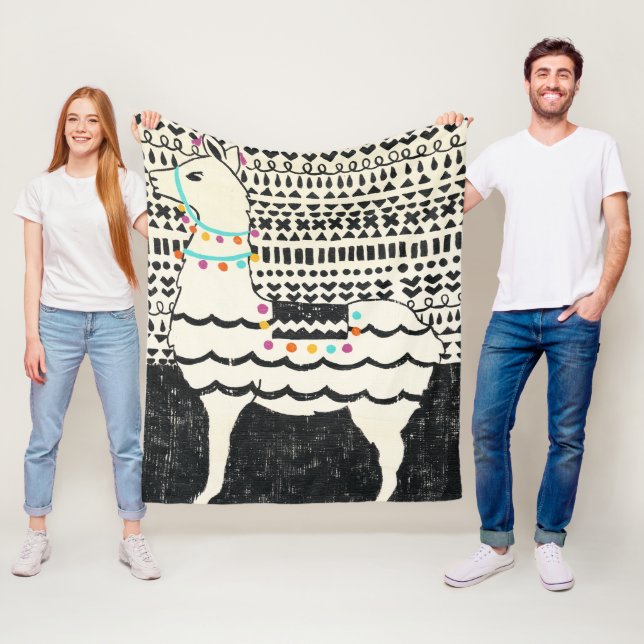 Party Llama Fleecefilt (På plats)