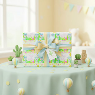 Party Llama Grattis på födelsedagen Presentpapper