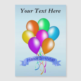 Party med färgstarka Grattis på födelsedagen-bubbl