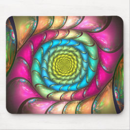 Party Melt Colorful Abstrakt Spiral Musmatta
