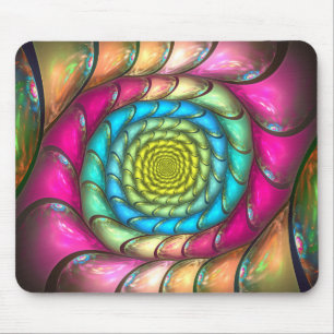 Party Melt Colorful Abstrakt Spiral Musmatta