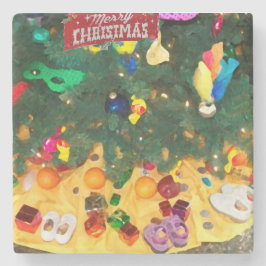 Party _Merry christmas _coaster Stenunderlägg