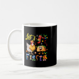 party mexikankyckling med sombrero taco chili sin kaffemugg