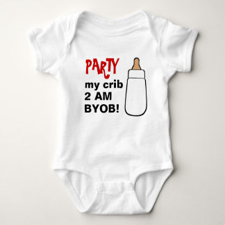 Party min BYOB baby bodyshirt T-shirt